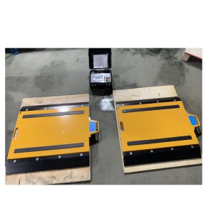 Small Capacity Wireless Static Portable Truck Axle Weighing Scale GCF-2W