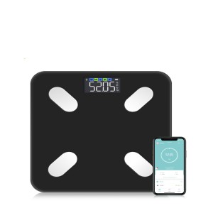 Bluetooth Smart Body Fat Scale with clear VA colorful screen GYB-W03